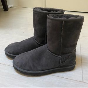UGG Gray Classic Short Boot